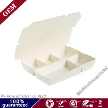 Kraft Paper Lunch Box Take Away Box with 5, 4, 3, 2 Compartments